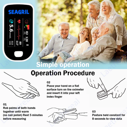 SEAGRIL™ Advanced Non-Invasive GlucoseMonitor-99.9% Accuracy + Exclusive Gift ✅TGA Approved