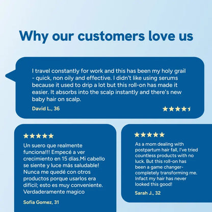 Hair Growth Roll-On Serum – Rosemary 3% | Aminexil 2% | Redensyl 3% | Anagain 2% | Fuller Hair in 4 Weeks