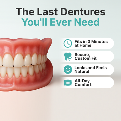 ? Ends Today: 70% OFF! SEAGRIL™? Custom-Fit Full Functional DenturesMake you more confident