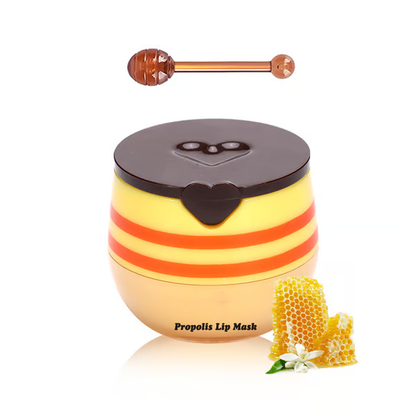 Bee Lip Balm Honey Pot 🍯 | Nourish with Natural Beeswax & Honey 🐝 - A Sweet Little Gift Idea